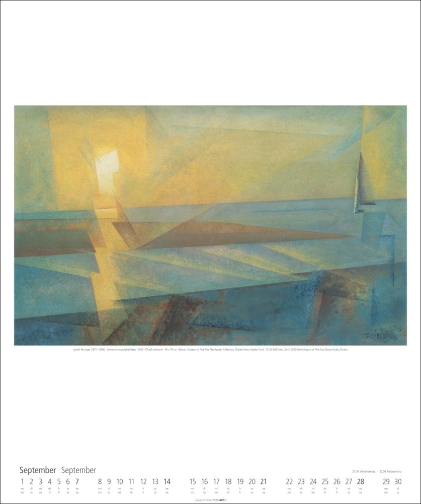 Bild: 9783839900147 | Lyonel Feininger Kalender 2025 | Lyonel Feininger | Kalender | 14 S.