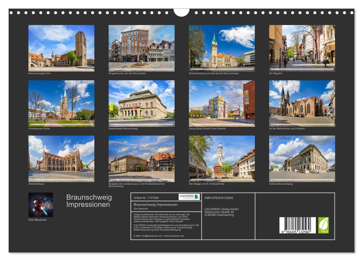 Bild: 9783435132560 | Braunschweig Impressionen (Wandkalender 2025 DIN A3 quer), CALVENDO...