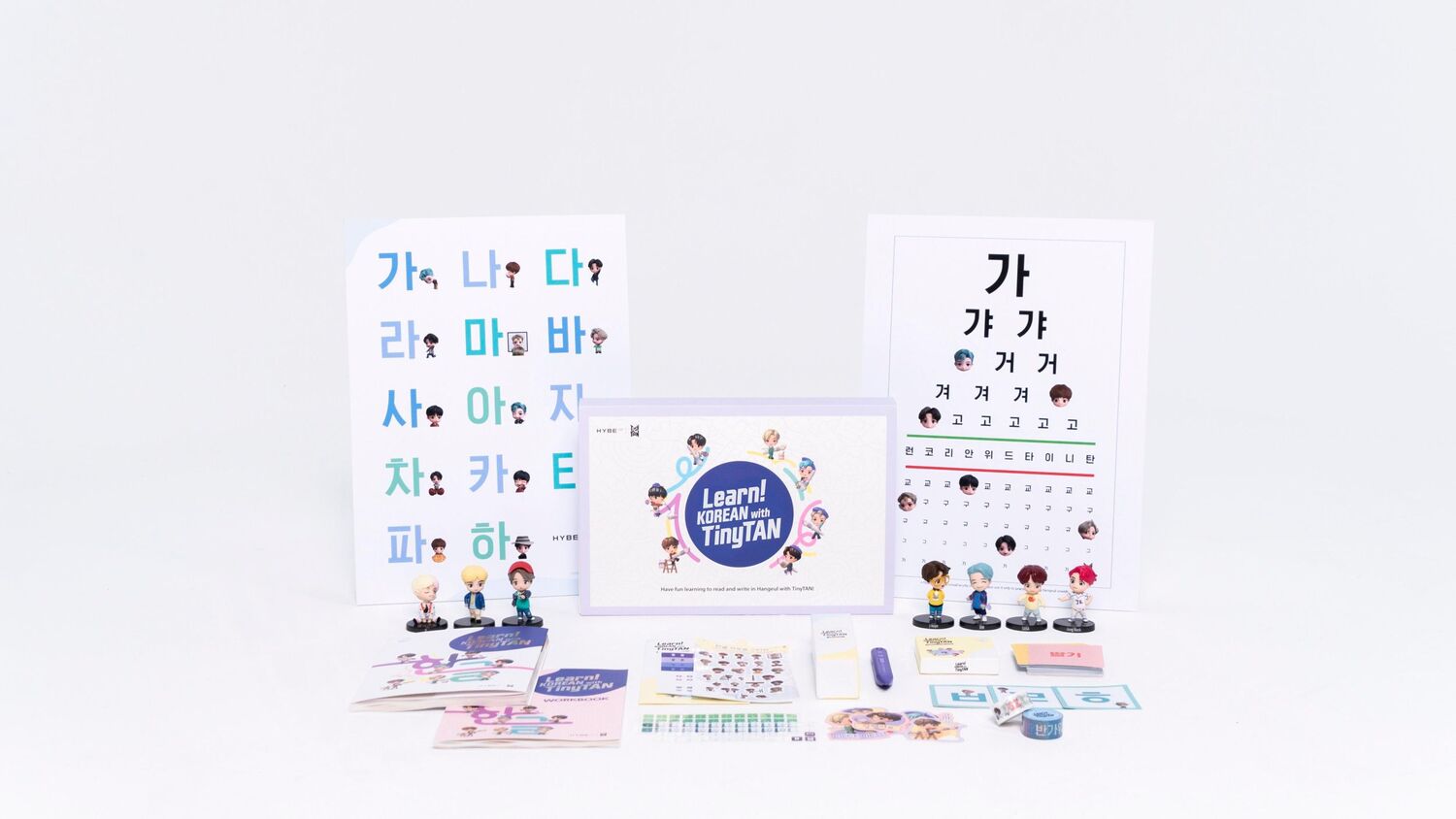 Bild: 9791190996099 | Learn! KOREAN With TinyTAN 2-Book-Set With Motipen Korean Learning...