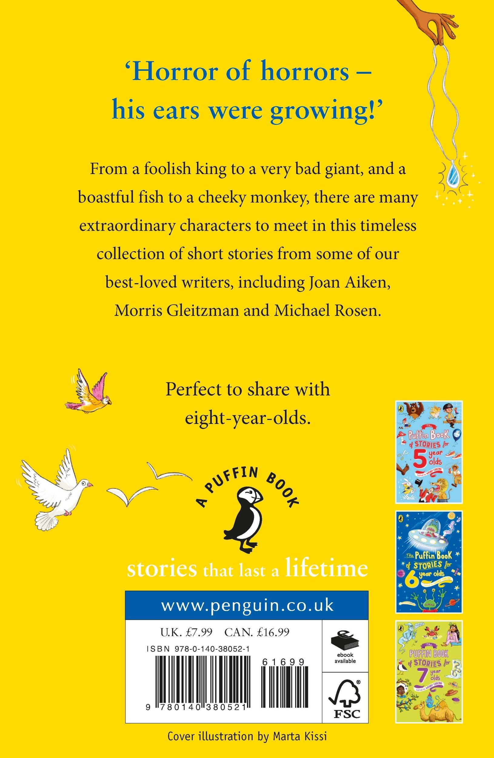 Rückseite: 9780140380521 | The Puffin Book of Stories for Eight-year-olds | Wendy Cooling | Buch