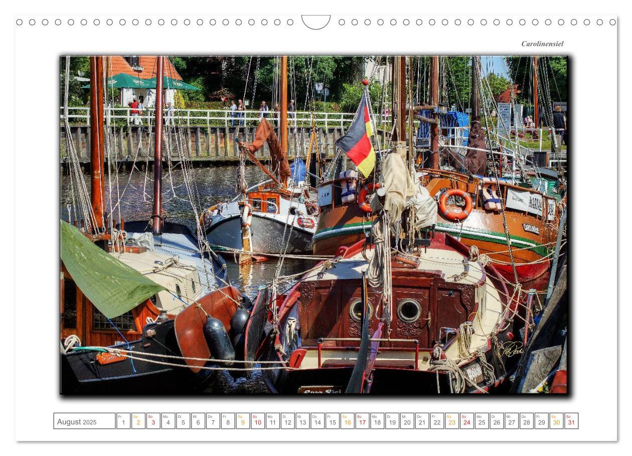 Bild: 9783435704316 | Ostfriesland - die bezaubernden alten Häfen (Wandkalender 2025 DIN...