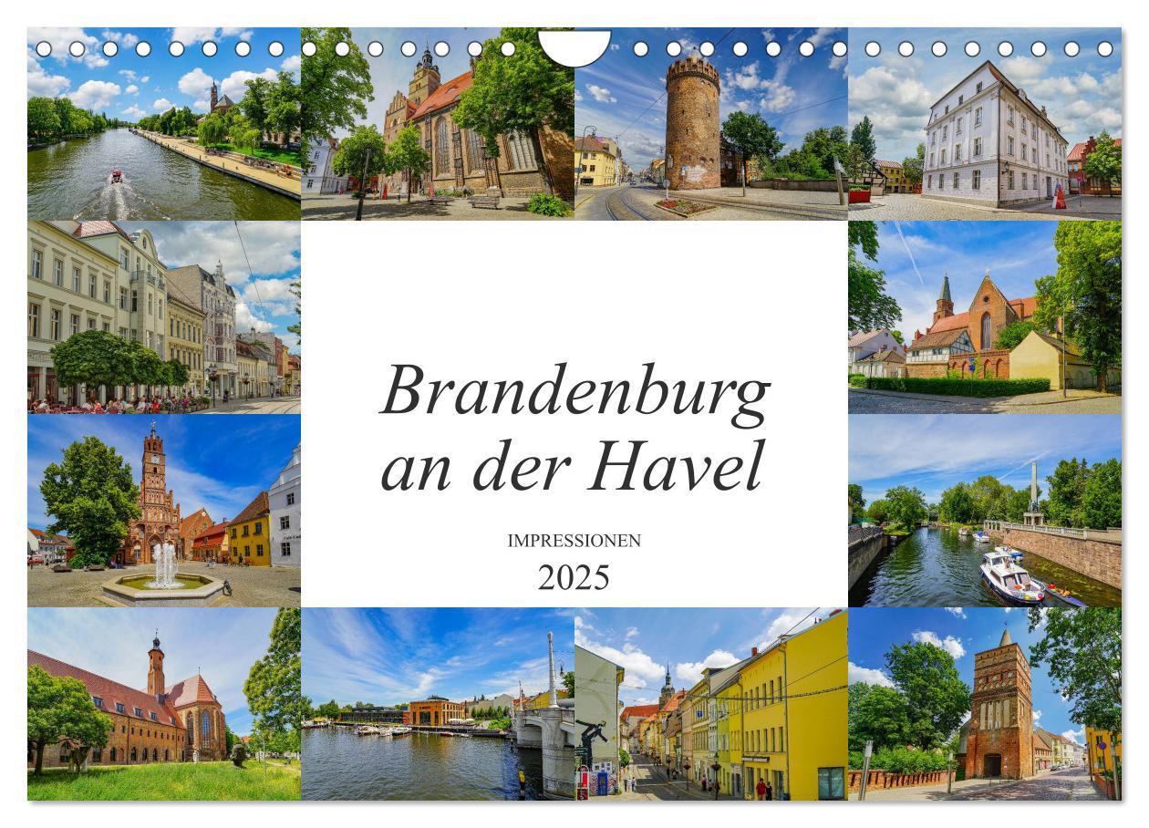 Cover: 9783435225682 | Brandenburg an der Havel Impressionen (Wandkalender 2025 DIN A4...