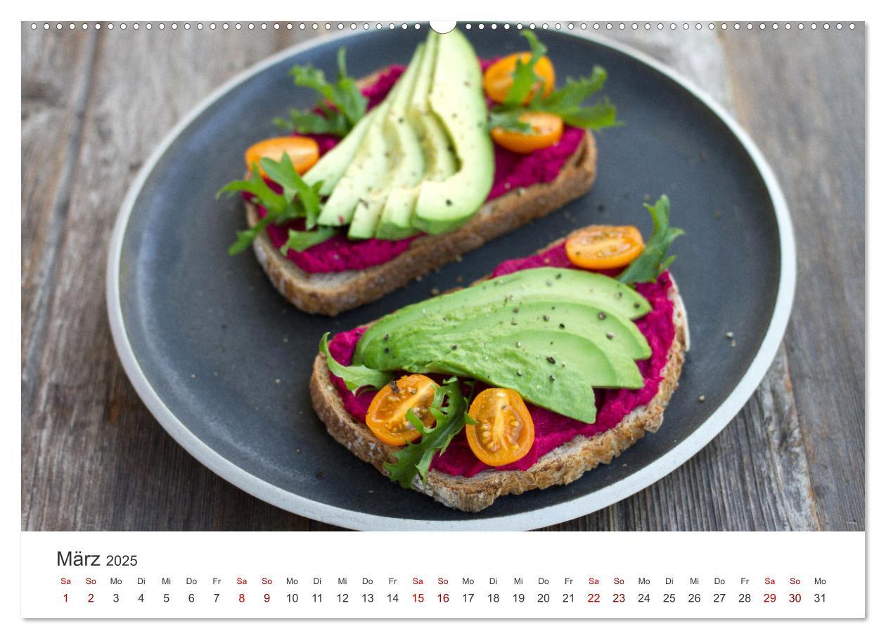 Bild: 9783383930034 | Veganer Essen - Pflanzenbasierte Köstlichkeiten (Wandkalender 2025...