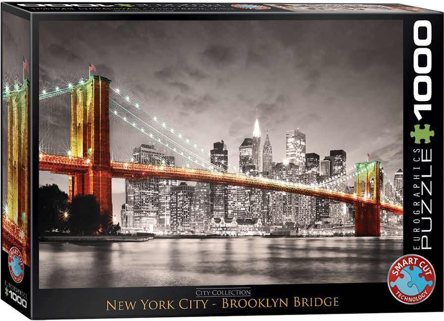 Bild: 628136106627 | New York City Brooklyn Bridge (Puzzle) | Spiel | In Spielebox | 2023