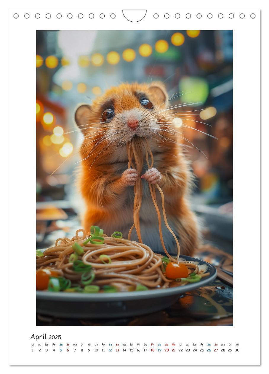 Bild: 9783435071142 | Lustige kleine Hamster (Wandkalender 2025 DIN A4 hoch), CALVENDO...