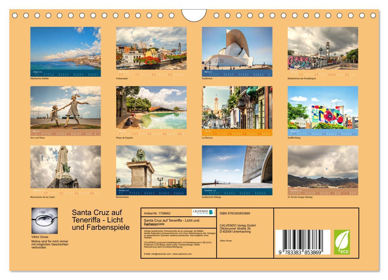 Bild: 9783383853869 | Santa Cruz auf Teneriffa - Licht und Farbenspiele (Wandkalender...