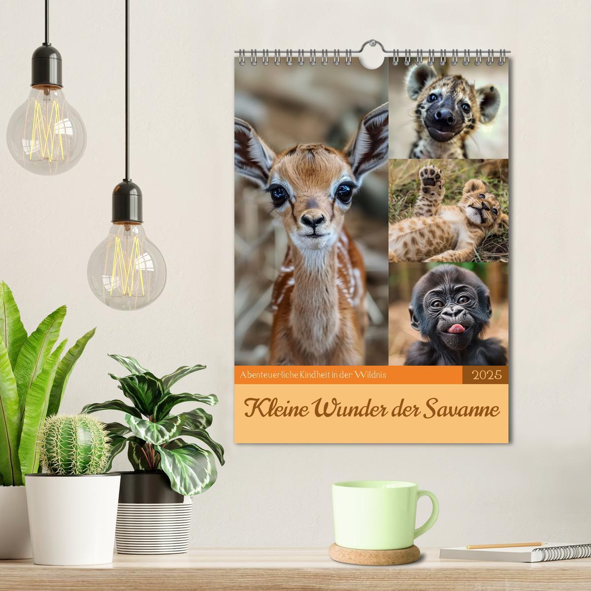 Bild: 9783457176566 | Kleine Wunder der Savanne (Wandkalender 2025 DIN A4 hoch), CALVENDO...