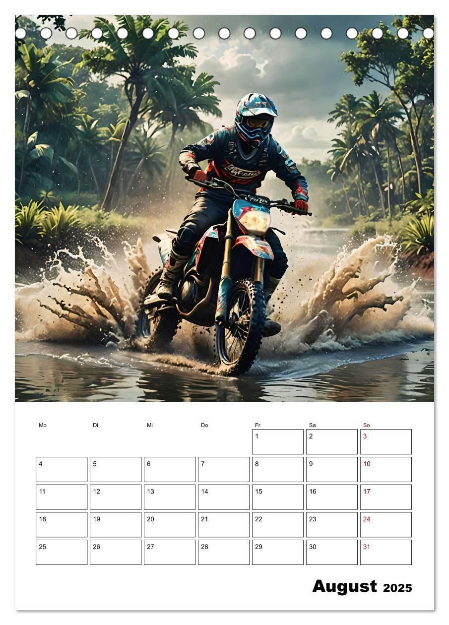 Bild: 9783457196762 | Vollgas und Adrenalin - Motocross-Action pur! (Tischkalender 2025...