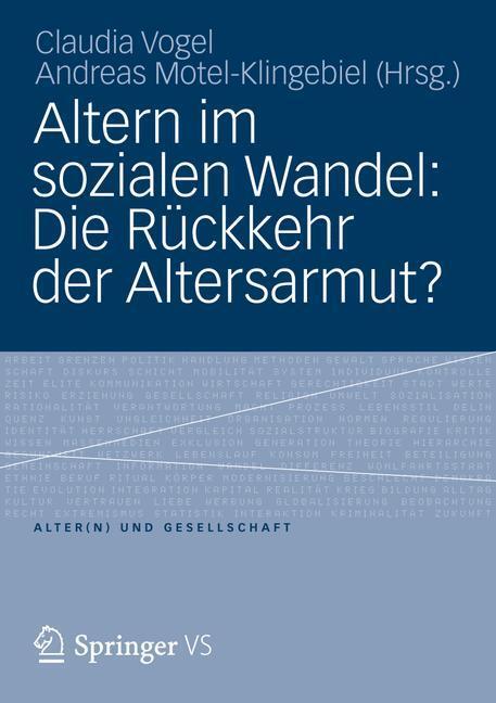 Cover: 9783531187136 | Altern im sozialen Wandel: Die Rückkehr der Altersarmut? | Taschenbuch