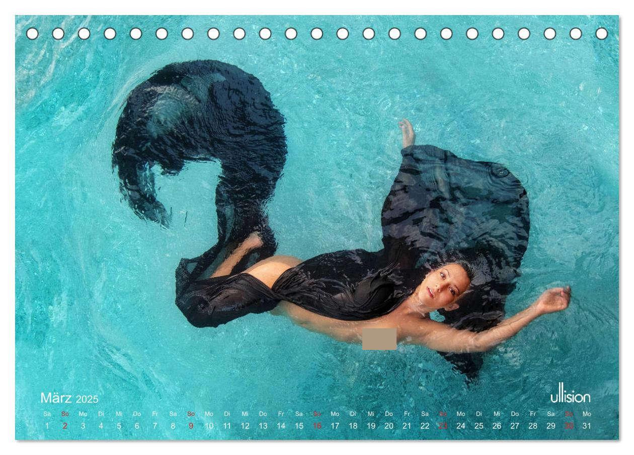 Bild: 9783435501380 | Wasserspiele - Akt im Tanz der Schwerelosigkeit (Tischkalender 2025...