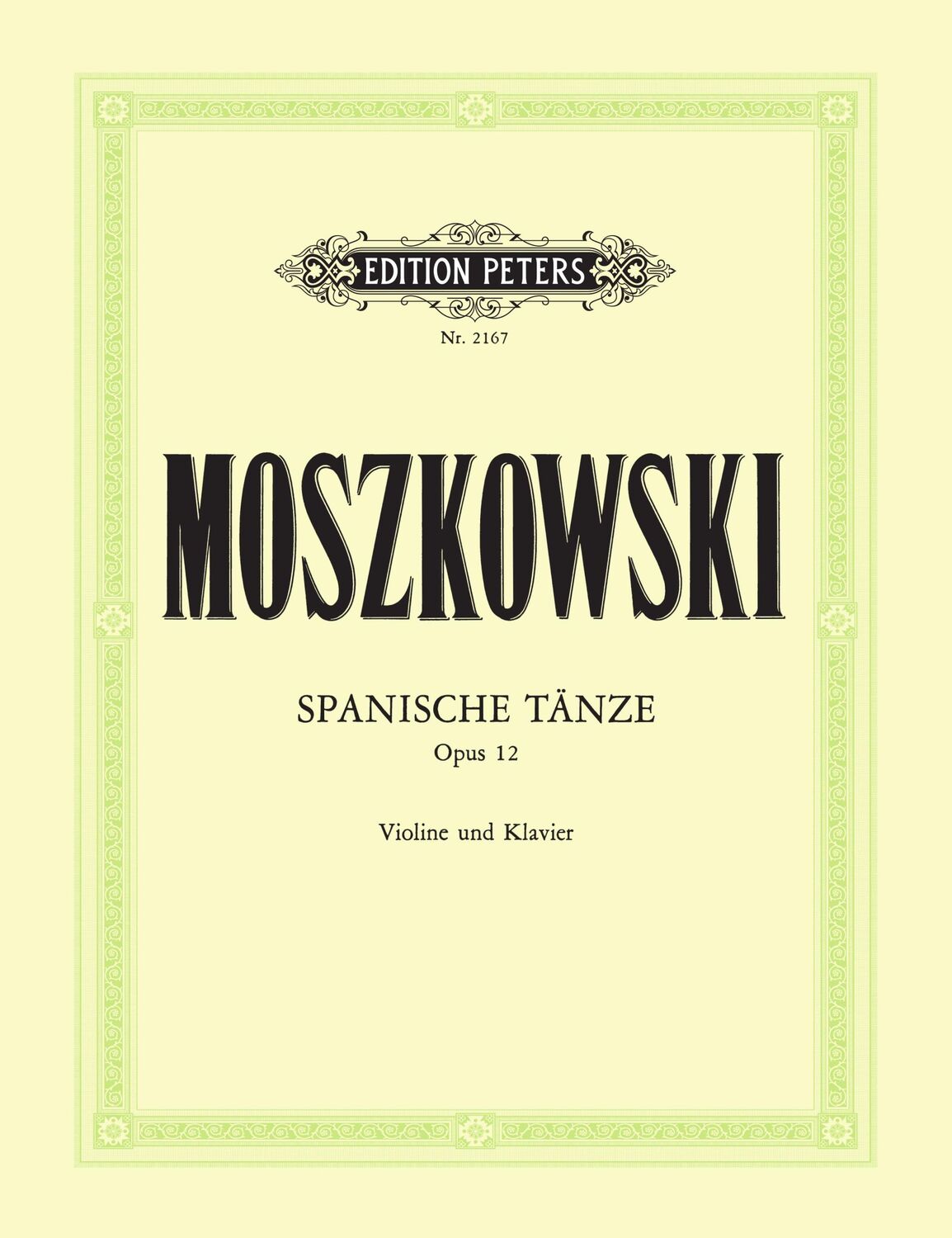 Cover: 9790014009786 | Spanish Dances Op. 12 (Arranged for Violin and Piano) | Moszkowski