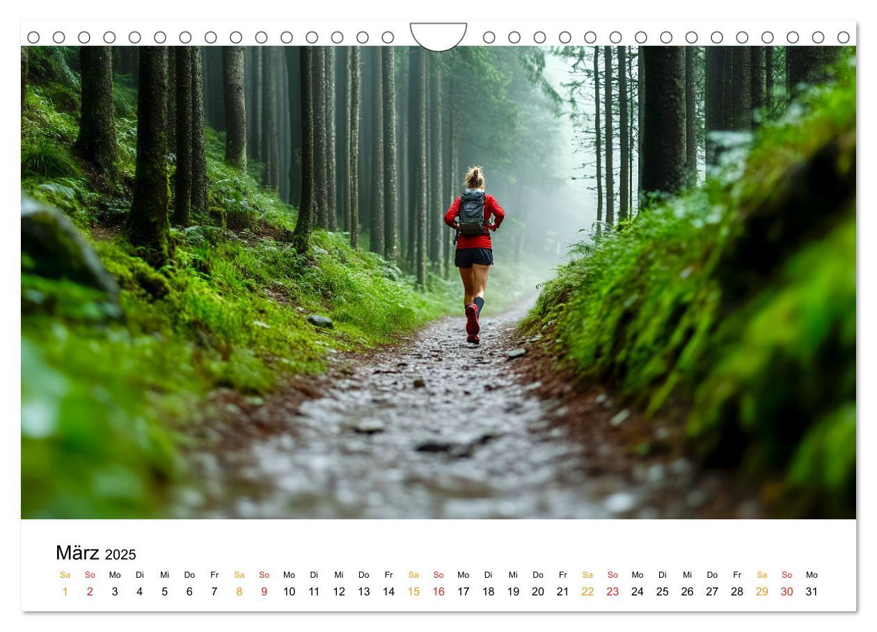 Bild: 9783457234662 | Trailrunning Power (Wandkalender 2025 DIN A4 quer), CALVENDO...