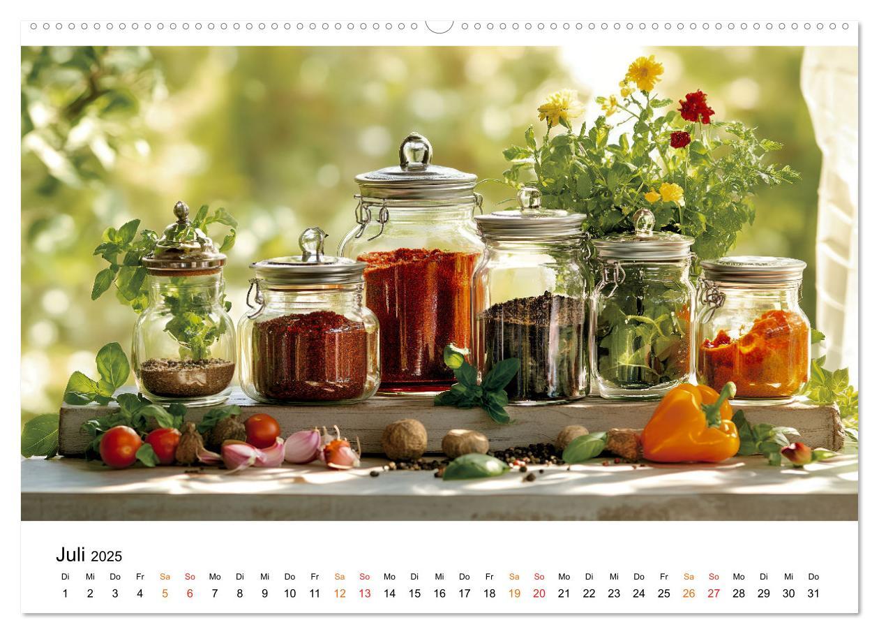 Bild: 9783457235645 | Küchenkalender Glaswerk (hochwertiger Premium Wandkalender 2025 DIN...