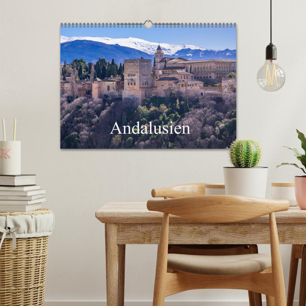 Bild: 9783435752867 | Andalusien (Wandkalender 2025 DIN A3 quer), CALVENDO Monatskalender