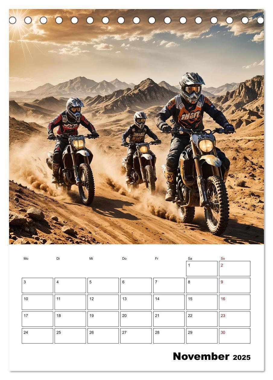 Bild: 9783457196762 | Vollgas und Adrenalin - Motocross-Action pur! (Tischkalender 2025...