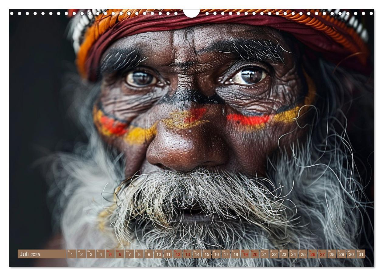 Bild: 9783383819155 | Aborigines - Farben des Outback (Wandkalender 2025 DIN A3 quer),...