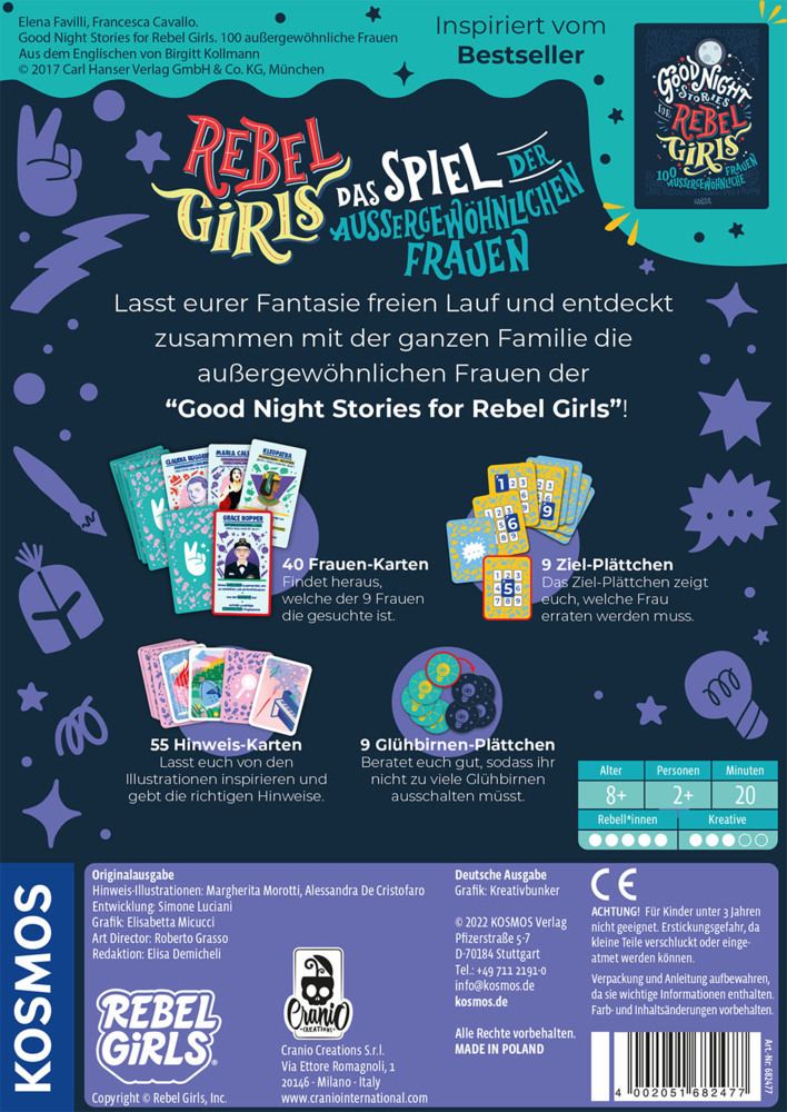 Bild: 4002051682477 | Rebel Girls | Spiel | 682477 | Deutsch | 2022 | Kosmos