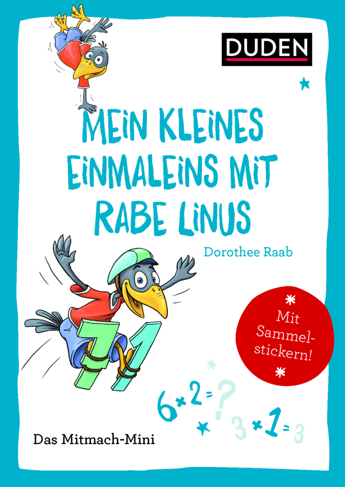 Cover: 9783411853120 | Mein kleines Einmaleins mit Rabe Linus | Mit Sammelstickern | Raab