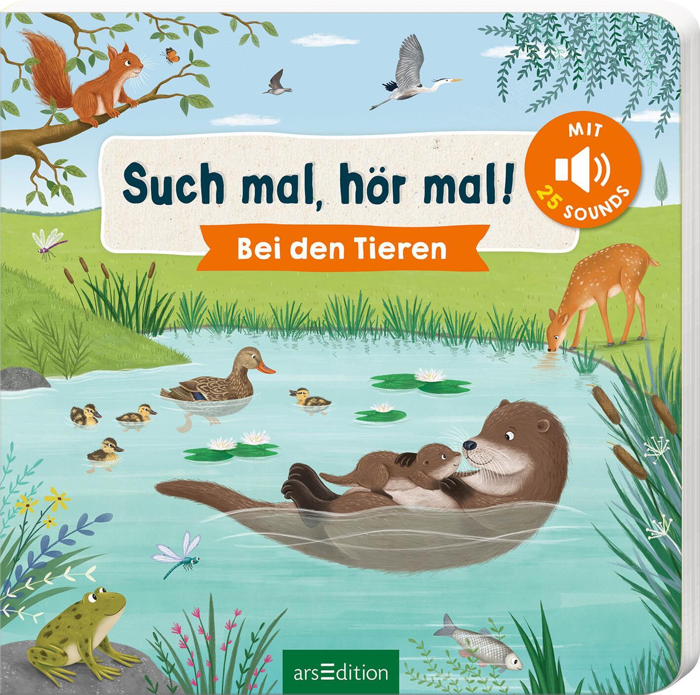 Cover: 9783845859033 | Such mal, hör mal! Bei den Tieren | Mit 25 Geräuschen | Lucy Barnard