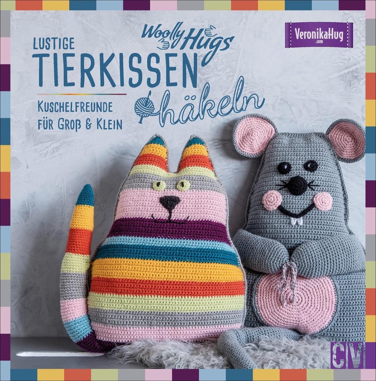 Cover: 9783841066190 | Woolly Hugs Lustige Tierkissen häkeln | Veronika Hug | Buch | 96 S.