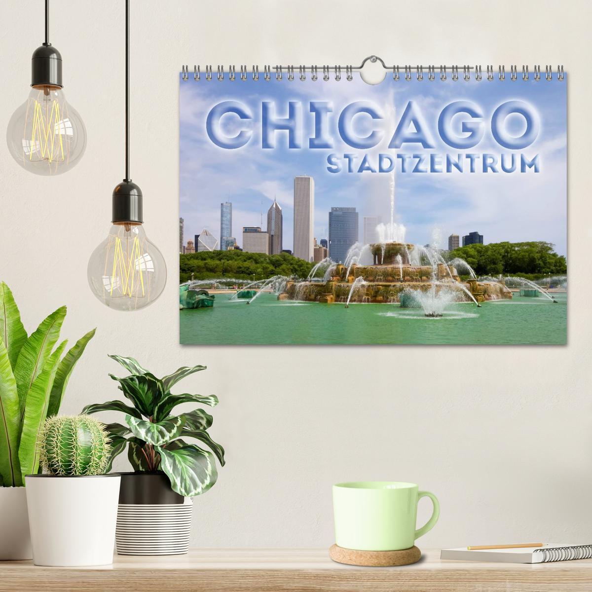 Bild: 9783435692750 | CHICAGO Stadtzentrum (Wandkalender 2025 DIN A4 quer), CALVENDO...