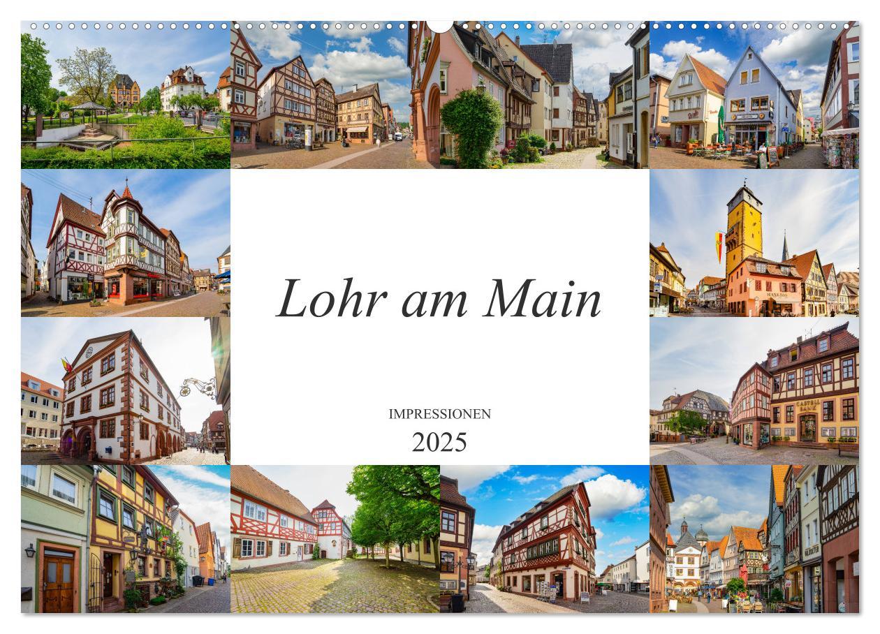 Cover: 9783435222889 | Lohr am Main Impressionen (Wandkalender 2025 DIN A2 quer), CALVENDO...