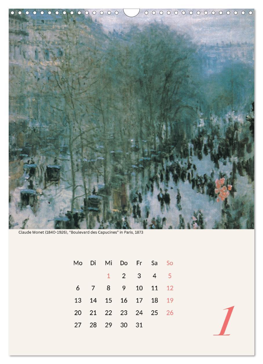 Bild: 9783457225295 | Claude Monet Impressionen (Wandkalender 2025 DIN A3 hoch), CALVENDO...