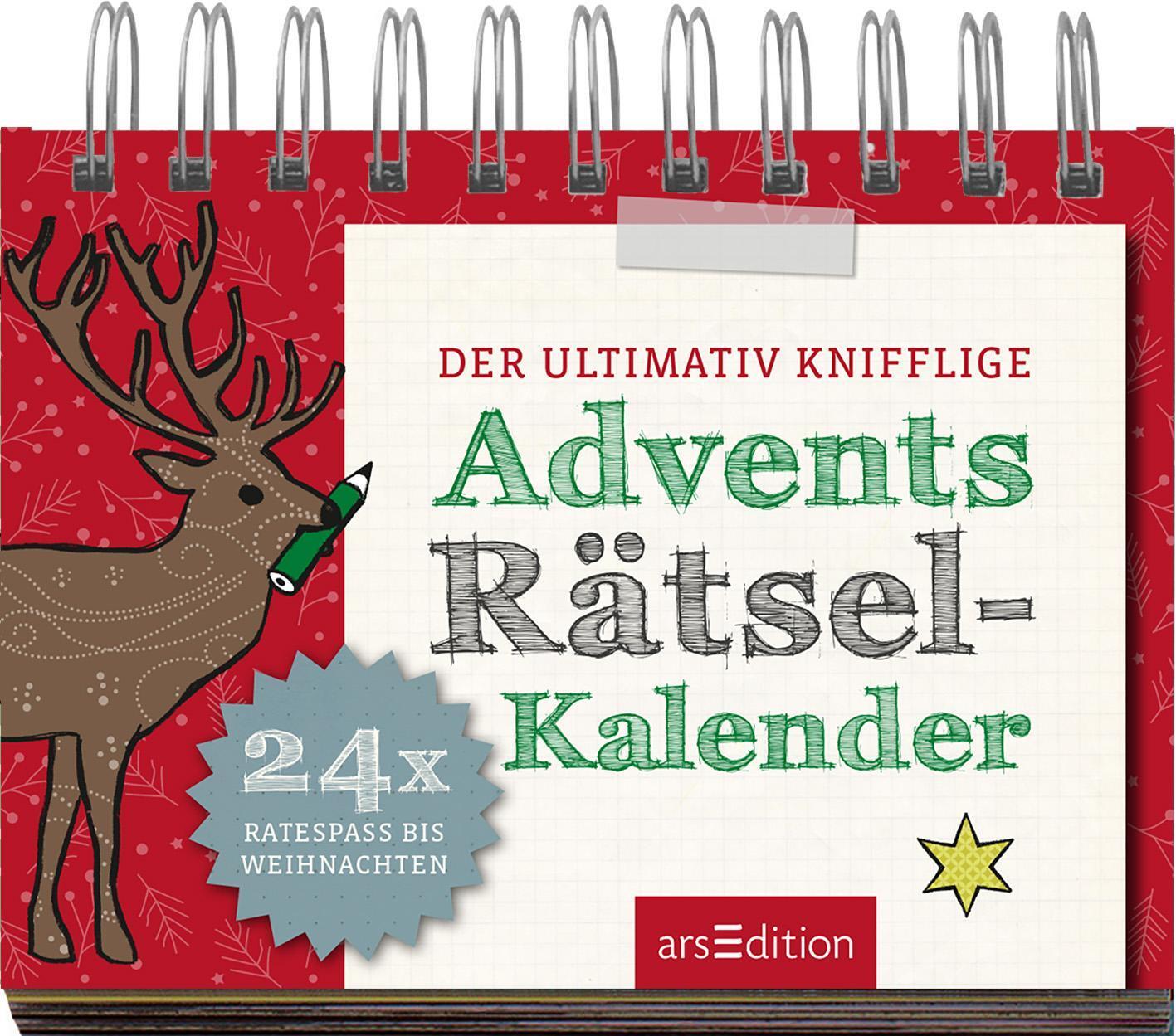 Bild: 9783845840017 | Der ultimativ knifflige Advents-Rätsel-Kalender | Norbert Golluch