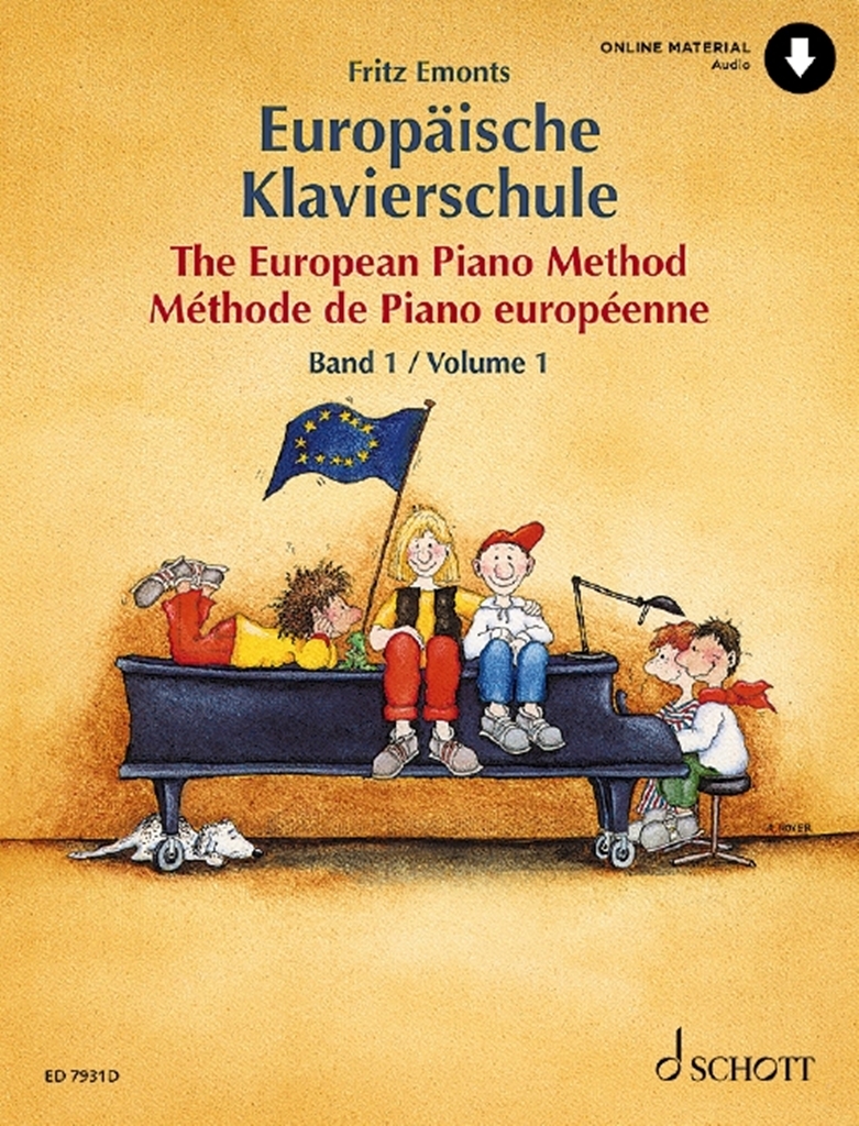 Cover: 9790001212182 | Europäische Klavierschule Band 1 (+Online Audio) für Klavier...