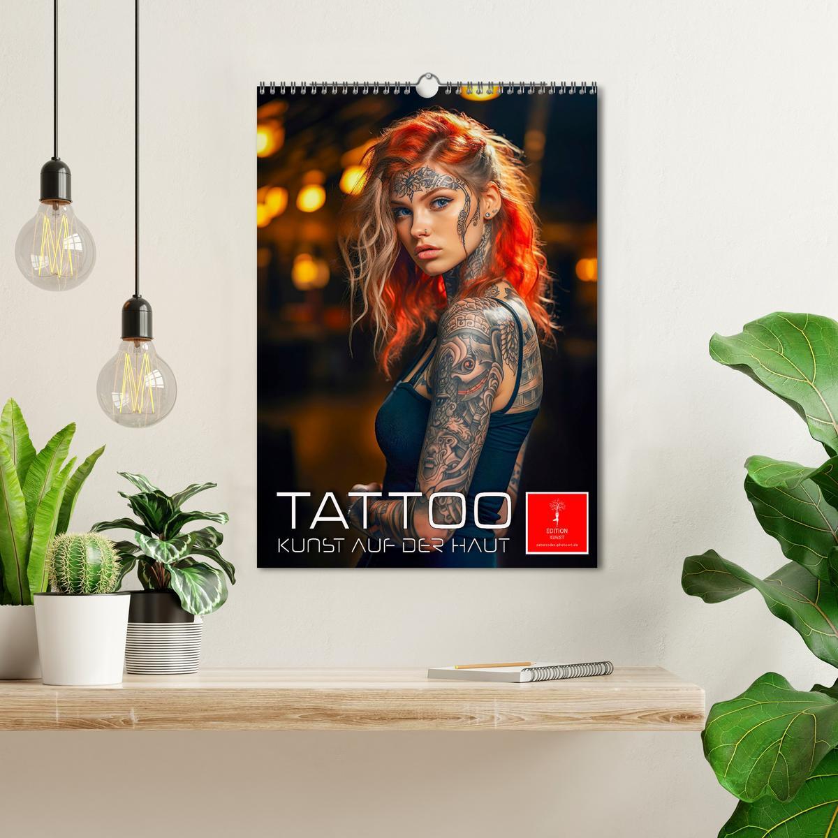 Bild: 9783435860029 | Tattoo Kunst auf der Haut (Wandkalender 2025 DIN A3 hoch), CALVENDO...