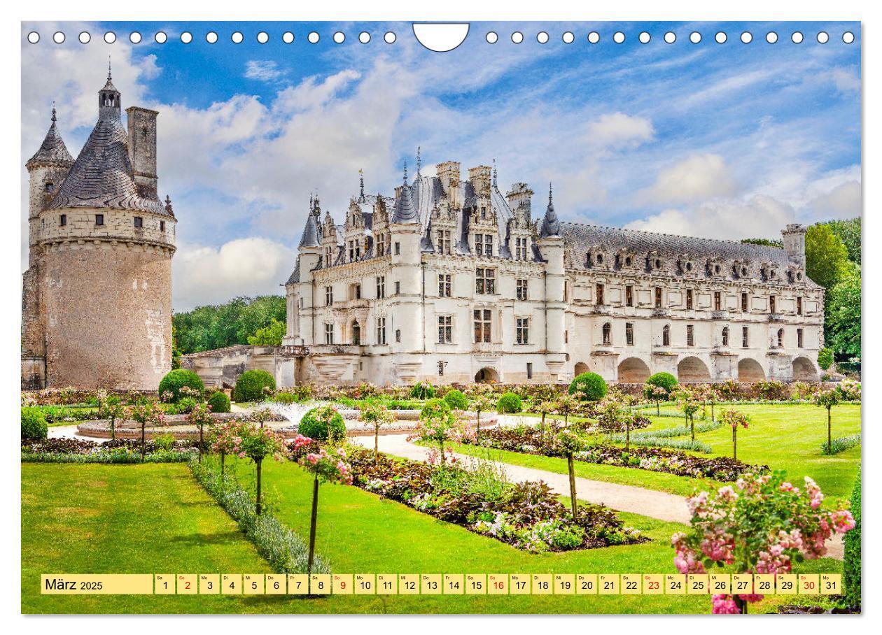 Bild: 9783383800276 | Châteaux. Im Tal der Loire (Wandkalender 2025 DIN A4 quer),...