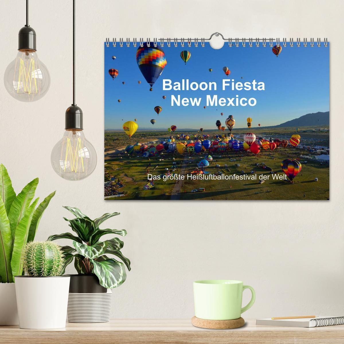 Bild: 9783435468782 | Balloon Fiesta New Mexico (Wandkalender 2025 DIN A4 quer), CALVENDO...