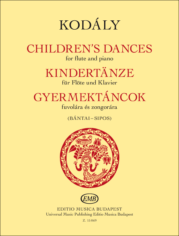 Cover: 9790080150696 | Children's Dances (flute and piano) | Zoltan Kodaly | Broschüre | 2020