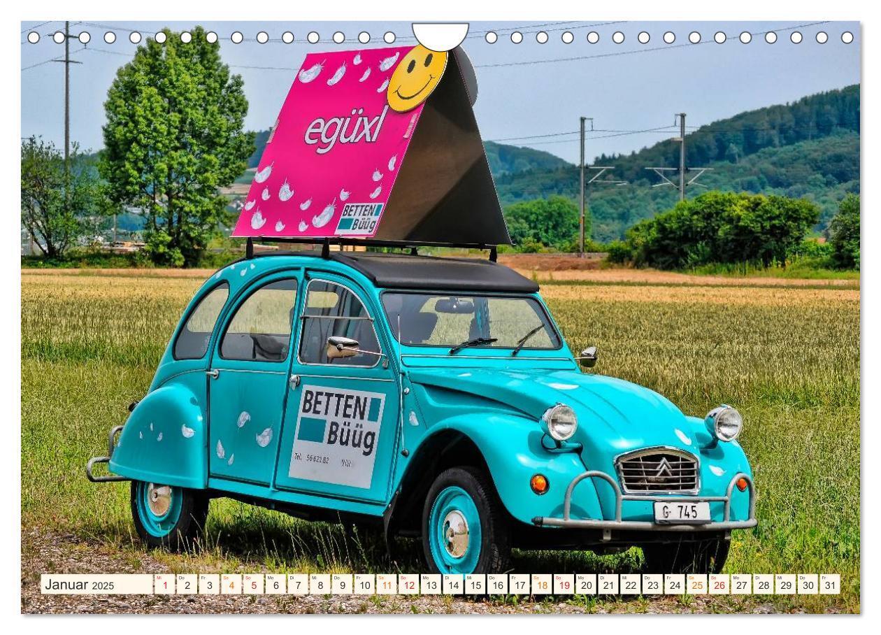 Bild: 9783435471317 | Citroën 2CV - geliebte Ente (Wandkalender 2025 DIN A4 quer),...