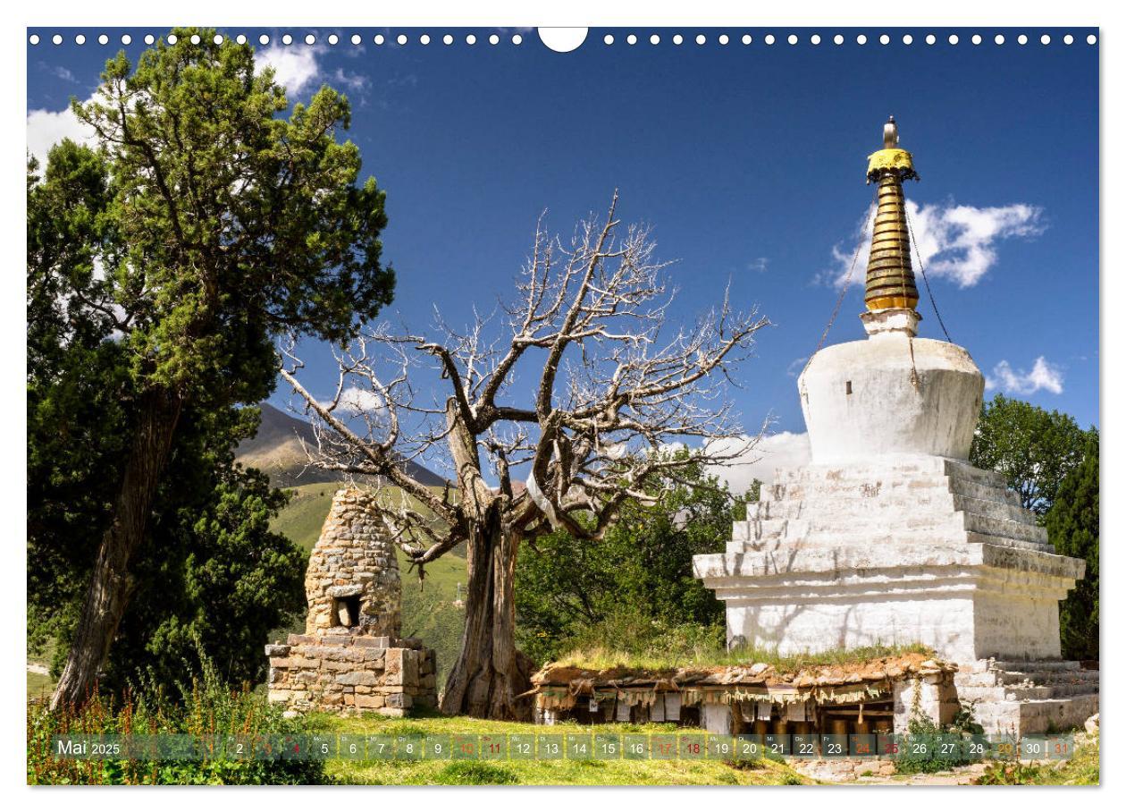 Bild: 9783435374021 | Stupas ¿ Buddhistische Sakralbauten 2025 (Wandkalender 2025 DIN A3...