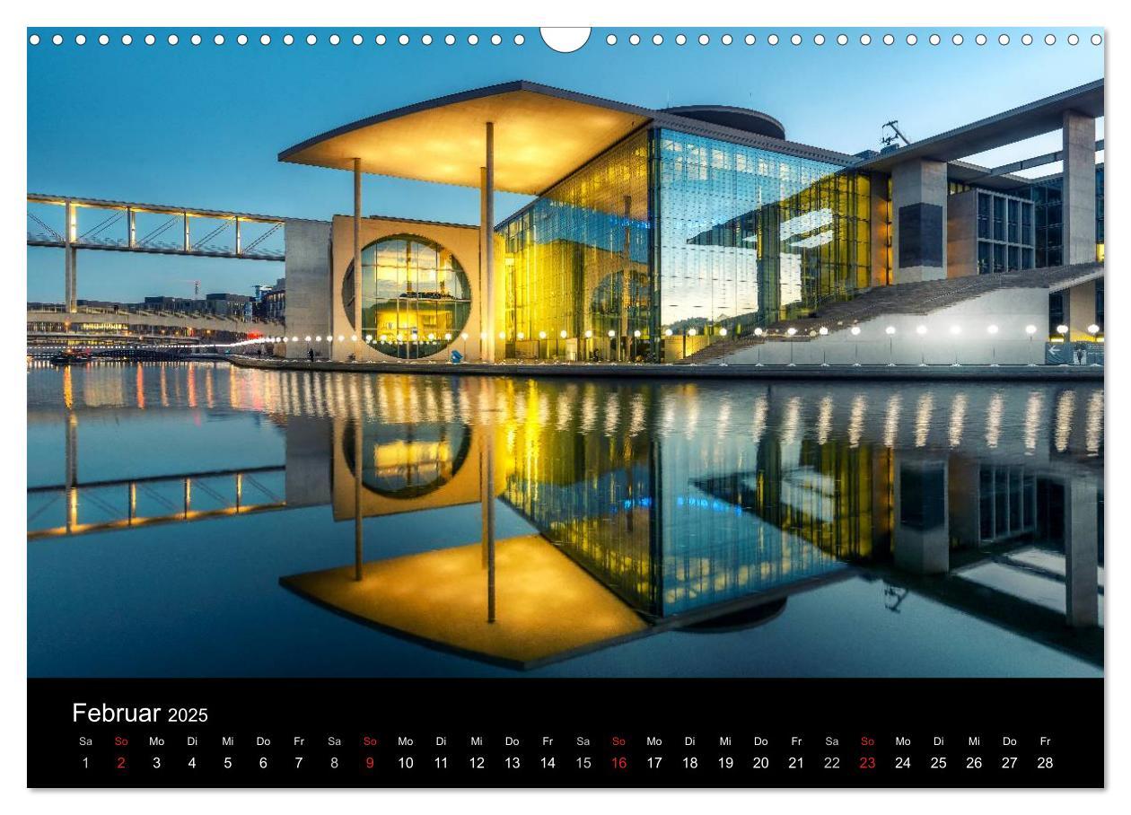 Bild: 9783435636389 | Berlin City bei Nacht (Wandkalender 2025 DIN A3 quer), CALVENDO...