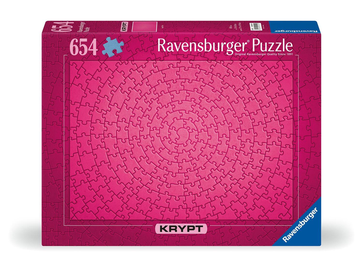 Cover: 4005555001041 | Ravensburger Krypt Puzzle Pink 12000104 - mit 654 Teilen, Schweres...