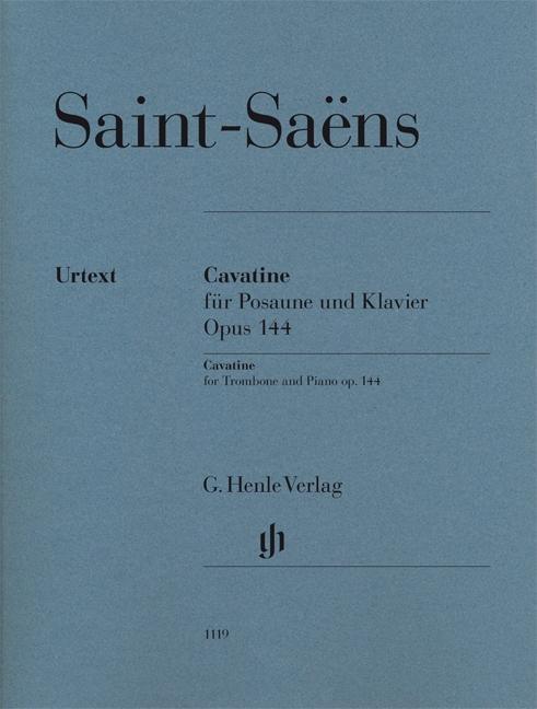 Cover: 9790201811192 | Cavatine Op.144 | Cavatine for Trombone and Piano op. 144 | Buch