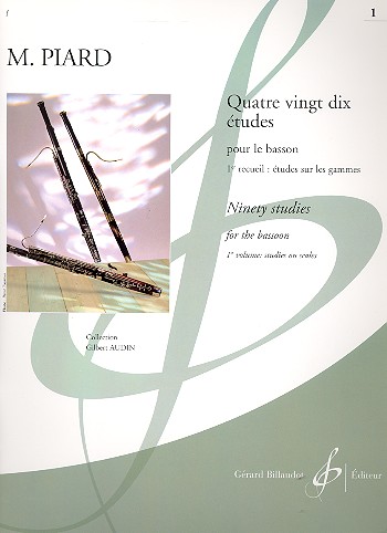 Cover: 9790043002819 | Quatre Vingt Dix Etudes Volume 1 | M Piard | Buch | Gerard Billaudot