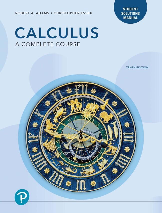 Cover: 9780135732533 | Student Solutions Manual for Calculus | A Complete Course | Buch