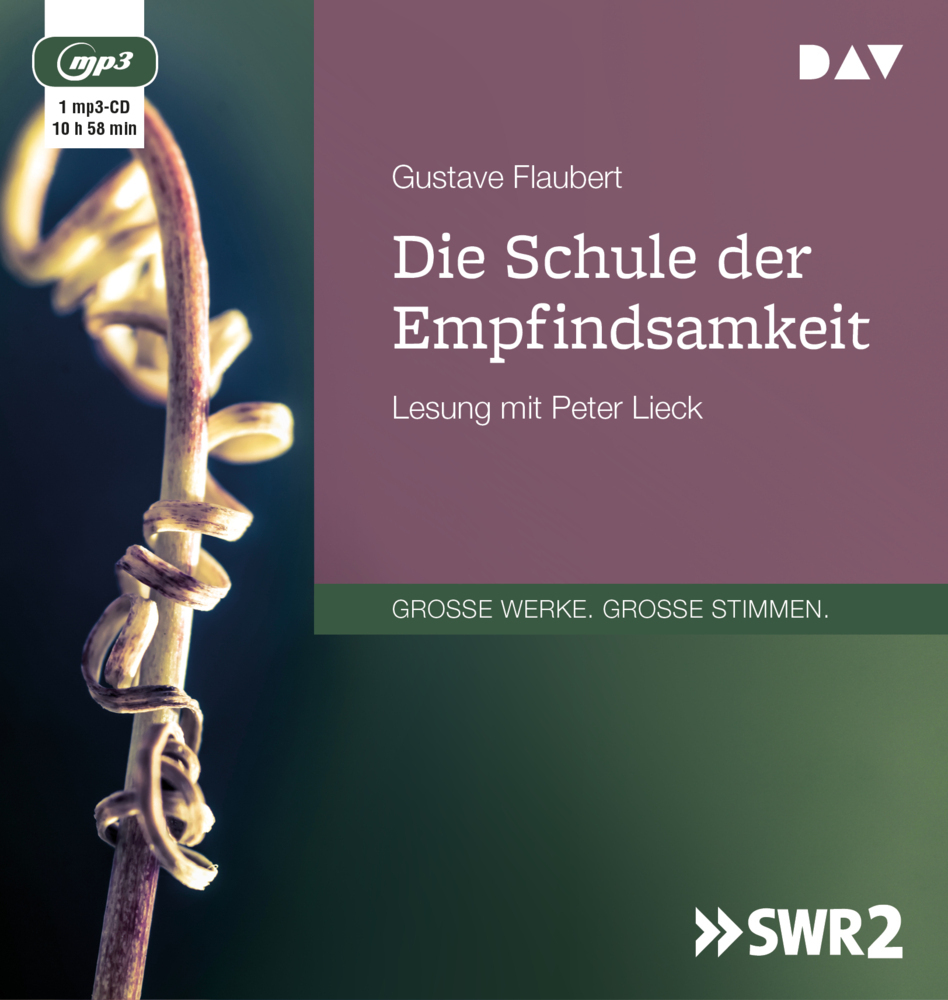 Cover: 9783742406859 | Die Schule der Empfindsamkeit, 1 Audio-CD, 1 MP3 | Gustave Flaubert