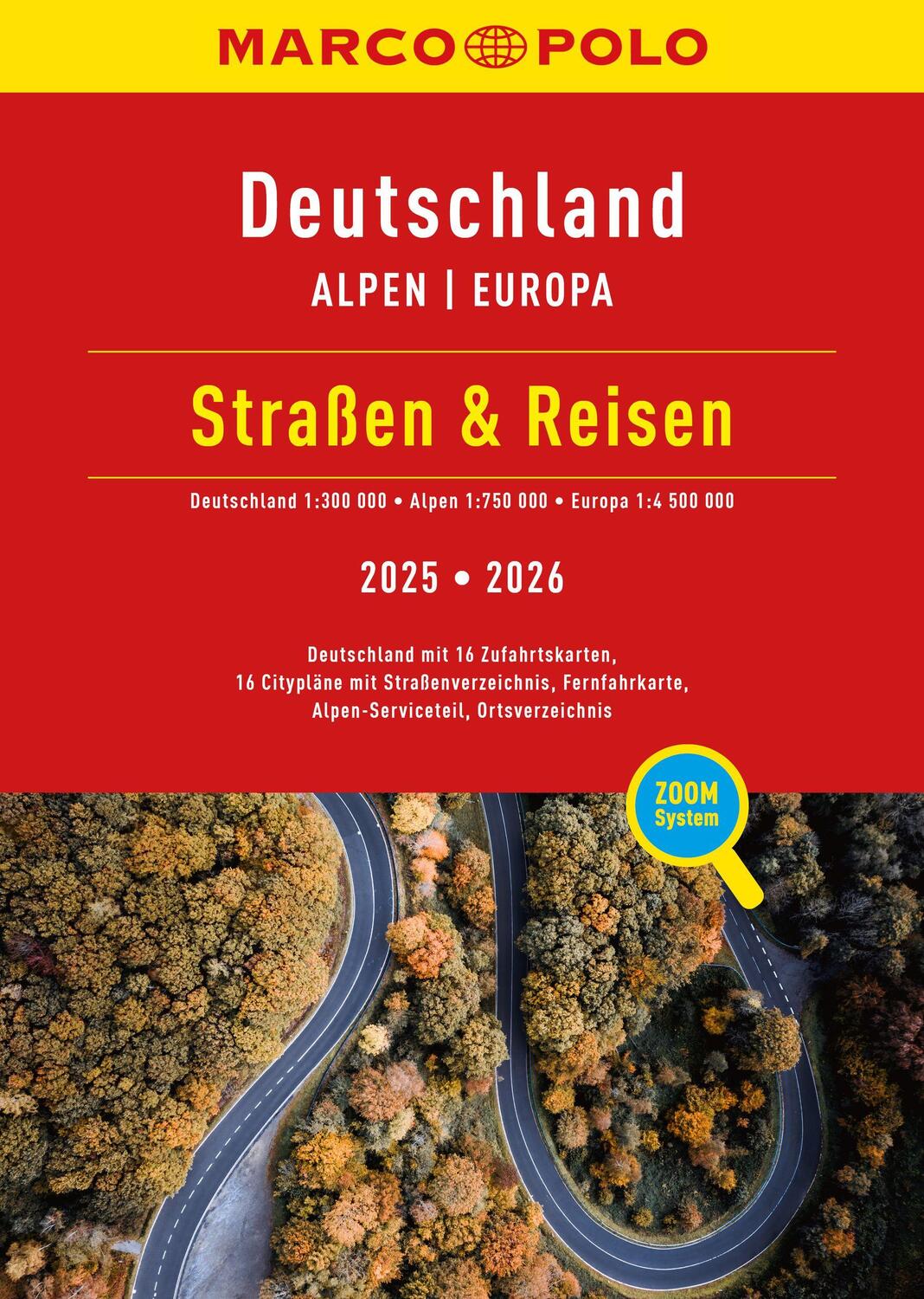 Cover: 9783575020581 | MARCO POLO Straßen &amp; Reisen 2025/2026 Deutschland 1:300.000 | Buch