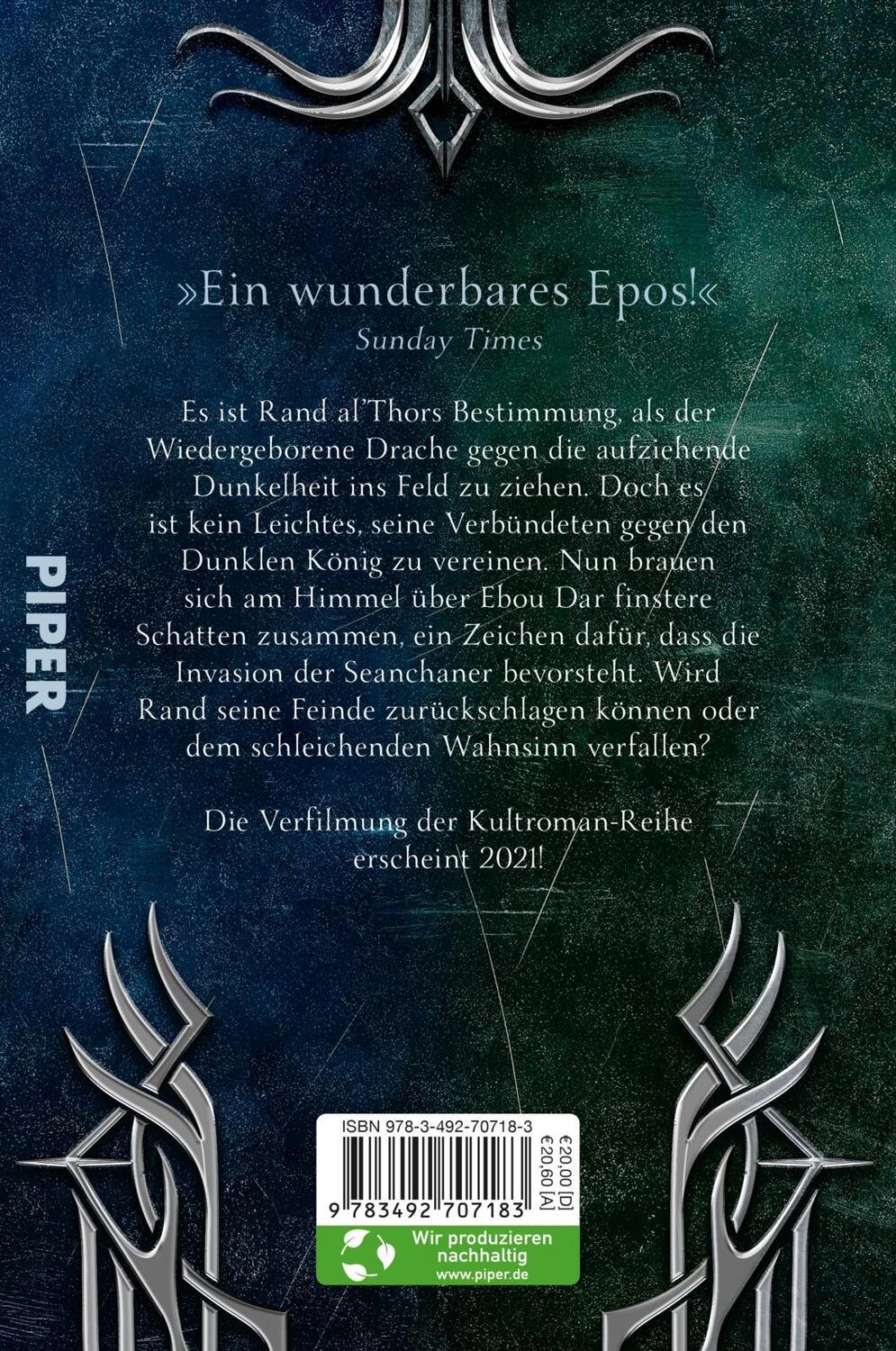 Rückseite: 9783492707183 | Das Rad der Zeit 8 | Robert Jordan | Taschenbuch | Das Rad der Zeit