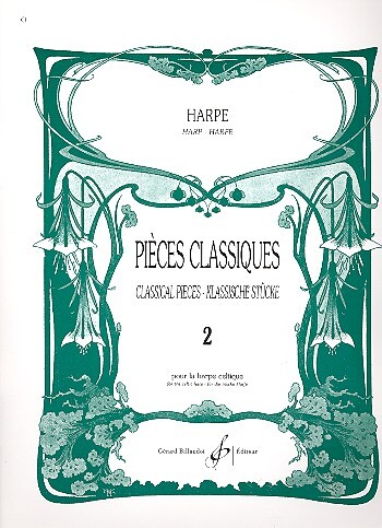 Cover: 9790043022589 | Pieces classiques vol.2 pour harpe celtique | Odette Le Dentu | Buch