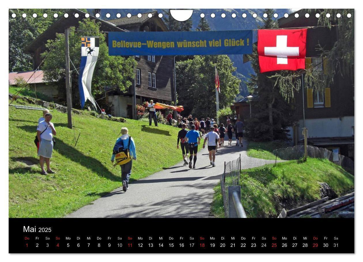 Bild: 9783435823826 | Der Jungfrau-Marathon (Wandkalender 2025 DIN A4 quer), CALVENDO...