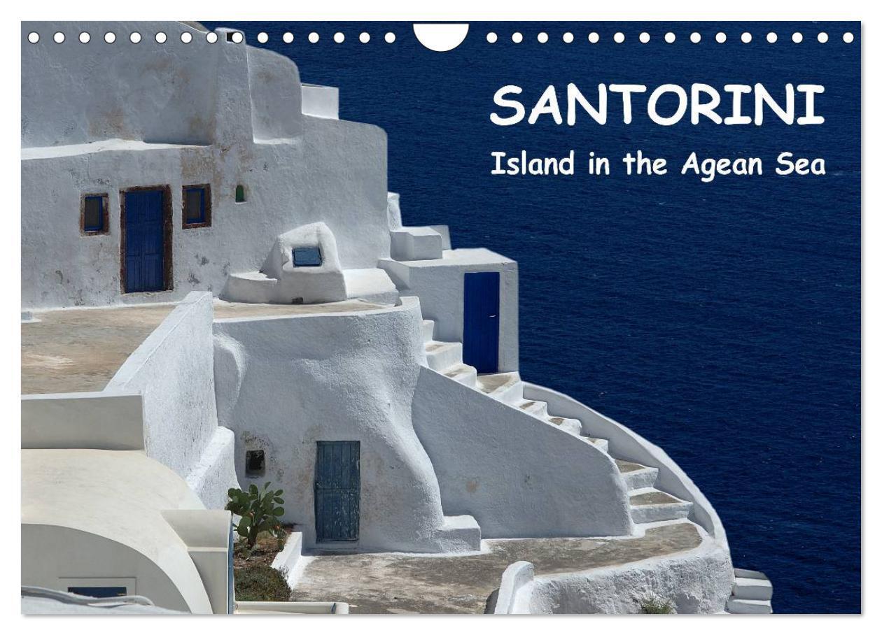 Cover: 9781325993161 | Santorini - Island in the Agean Sea (Wall Calendar 2025 DIN A4...