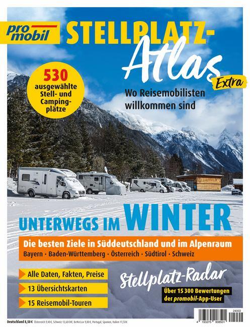 Cover: 9783613321762 | pro mobil Stellplatz-Atlas 02/2024 | Winter-Touren | Taschenbuch