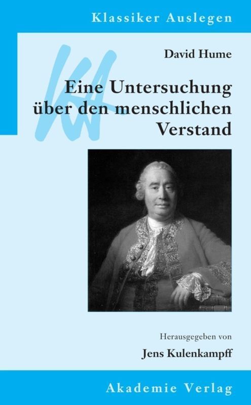 Cover: 9783050063980 | David Hume, Eine Untersuchung über den menschlichen Verstand | Buch