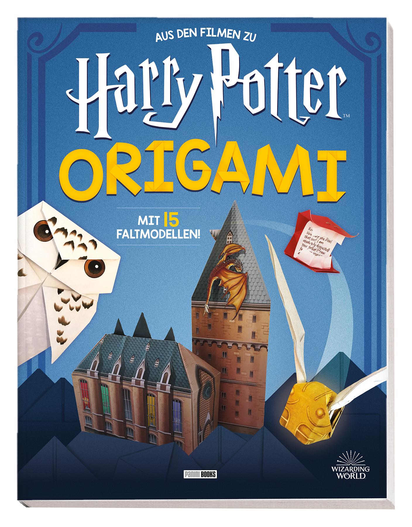 Cover: 9783833238994 | Aus den Filmen zu Harry Potter: Origami | Mit 15 Faltmodellen! | Munt