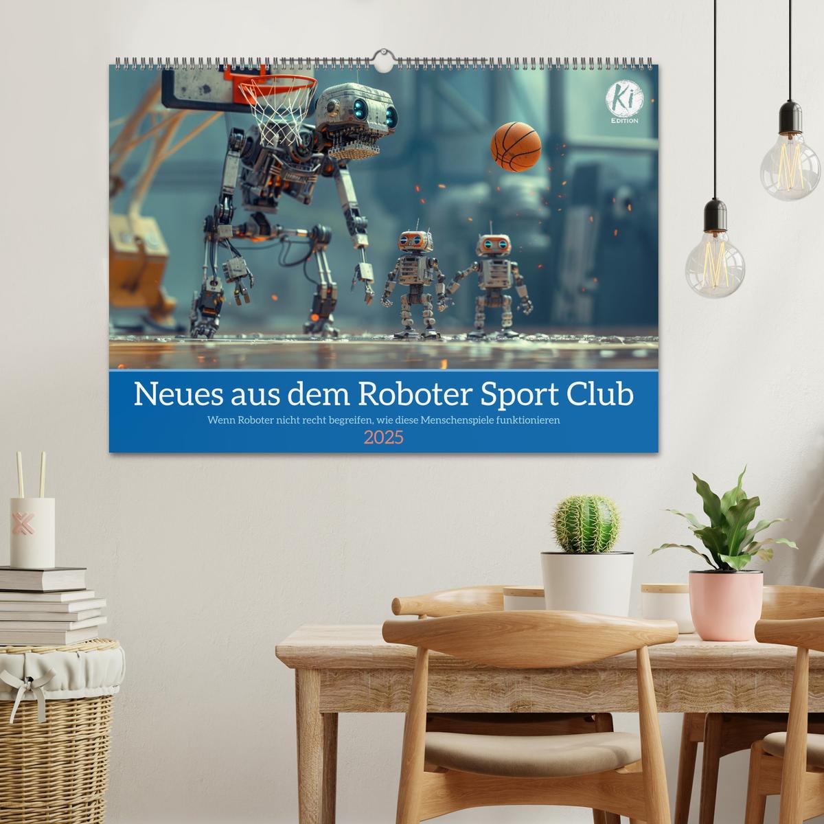 Bild: 9783457131114 | Neues aus dem Roboter Sport Club (Wandkalender 2025 DIN A2 quer),...